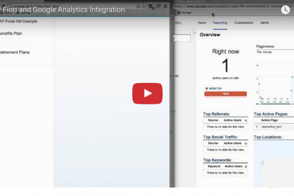 Google Analytics with SAP Fiori